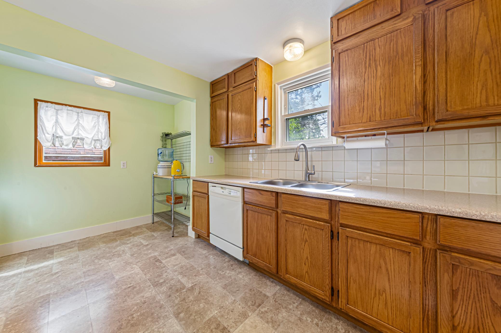 Bright and airy kitchen
