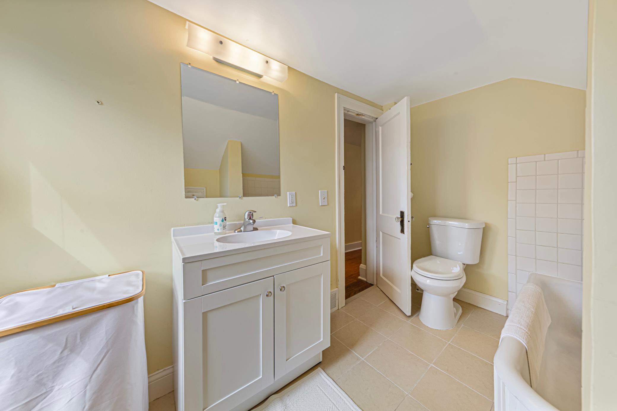 Bathroom on upper level