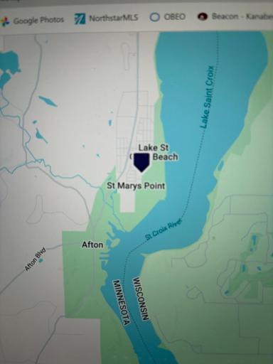 Just blocks away for the beautiful St. Croix River