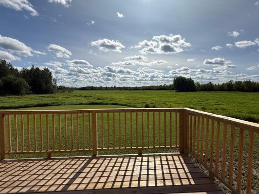 Back deck - south facing