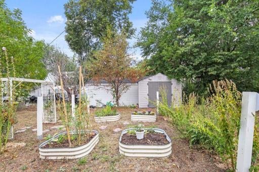 Raised flower beds