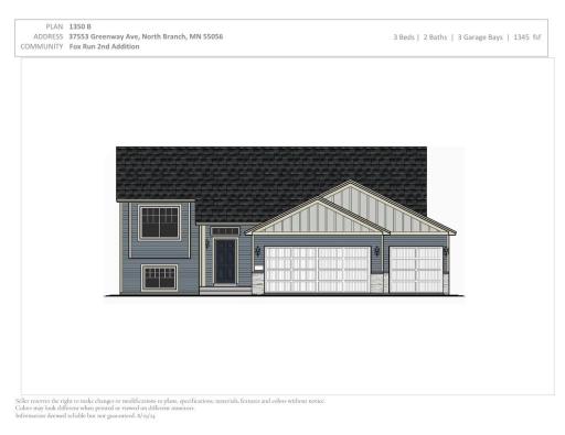 Exterior Color Package. Photos and renderings may not depict actual plan, materials, & finishes may vary. All measurements are approximate.