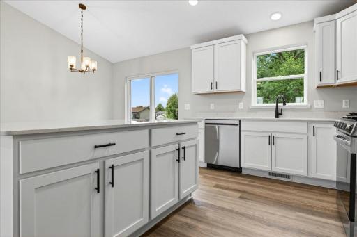 Photo taken of another home with similar plan and finishes.