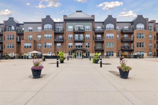 Main Entry with Heated Walkway from Guest Parking