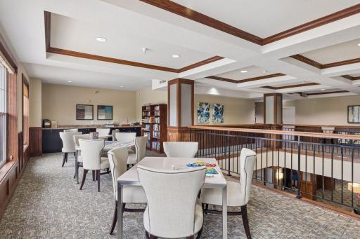 Mezzanine level - bright, cheery and great place to meet up