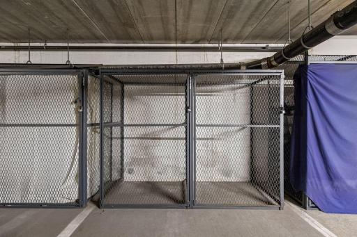 Includes TWO storage lockers.