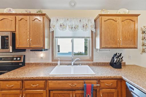 Plenty of countertop space to prepare all your meals.