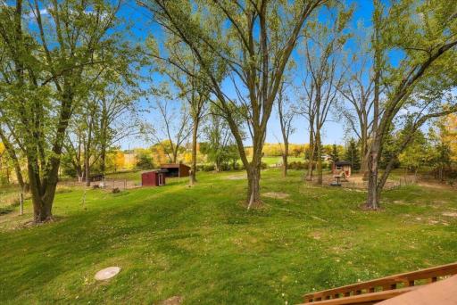 Currently set up with 2 pastures and 2 paddocks for critters, this hobby farm offers plenty of land to enjoy