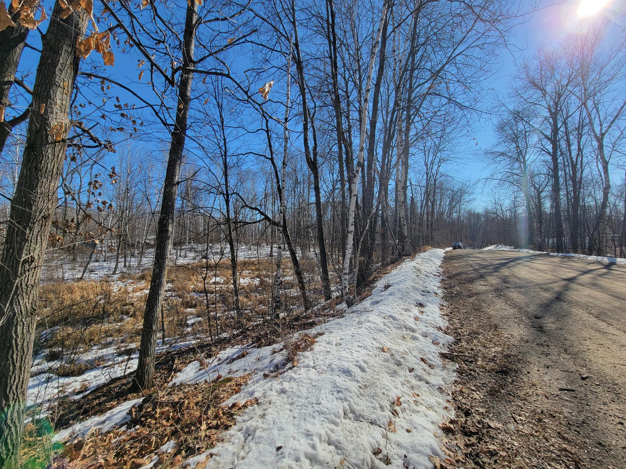 Facing south toward lots 34, 33, and 32 from Meadow Lake Road