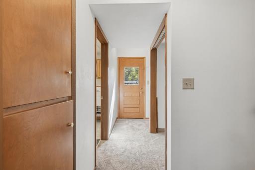 This door in the main level leads to the beautiful patio.