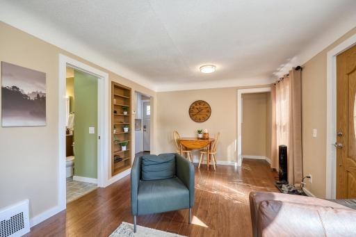 Living room looking toward informal dining area