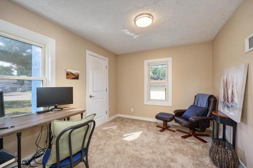 Main floor bedroom (currently used as an office).