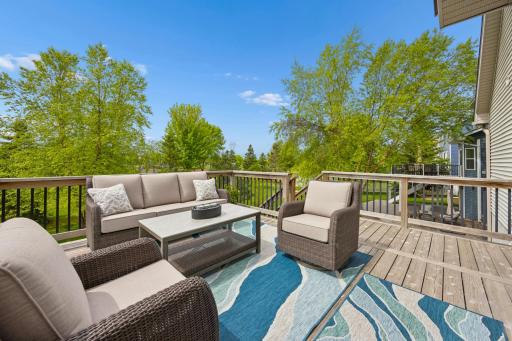 Soak up the views from the spacious cedar deck—an inviting outdoor retreat made for grilling, dining, and gathering with family and friends. Whether entertaining or enjoying a quiet evening, this deck is ready for making memories.