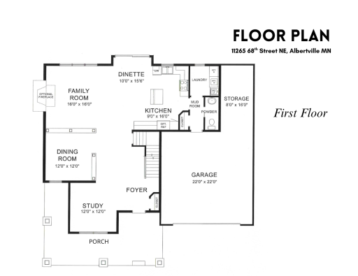 Floor Plan - Main Level
