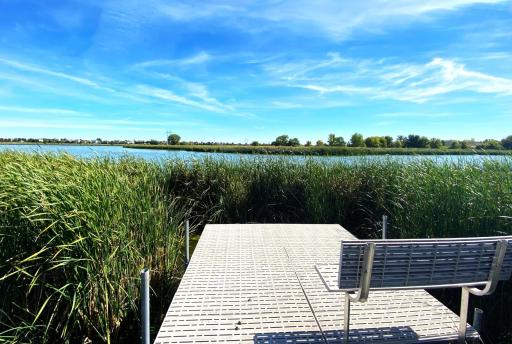 Lakeside views from one of the community docks. Enjoy paddling the lakes and watching the local wildlife