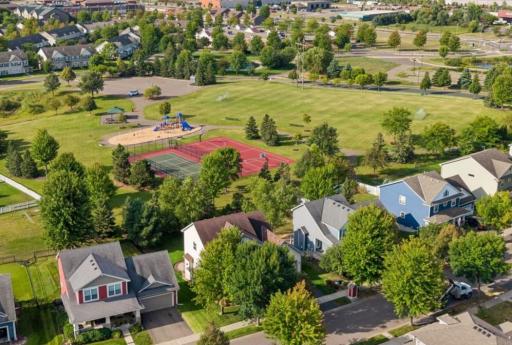 Newly renovated Linwood Park is just steps from your backyard, with a playground, pickleball, basketball, soccer field, and walking paths.