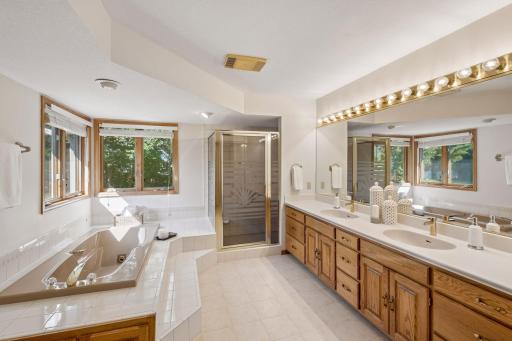 Large primary bathroom