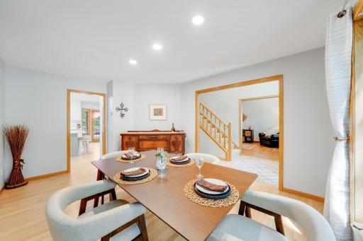 Dining room off of kitchen