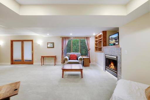Lower level family room