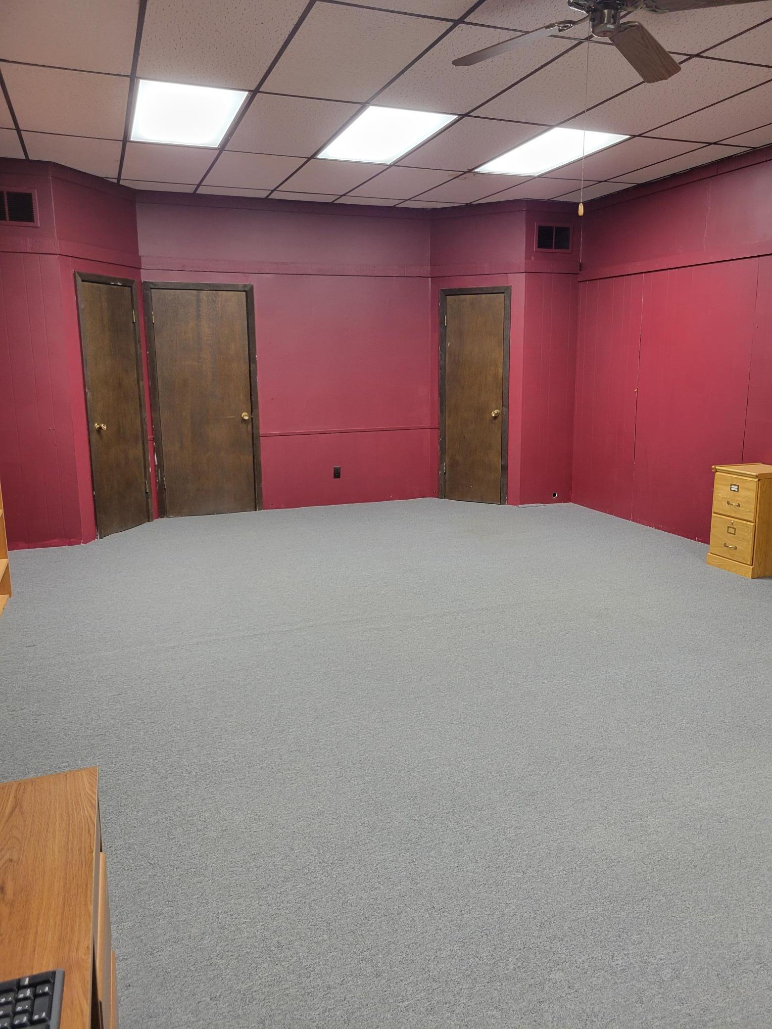 Back Office with 2 closets.