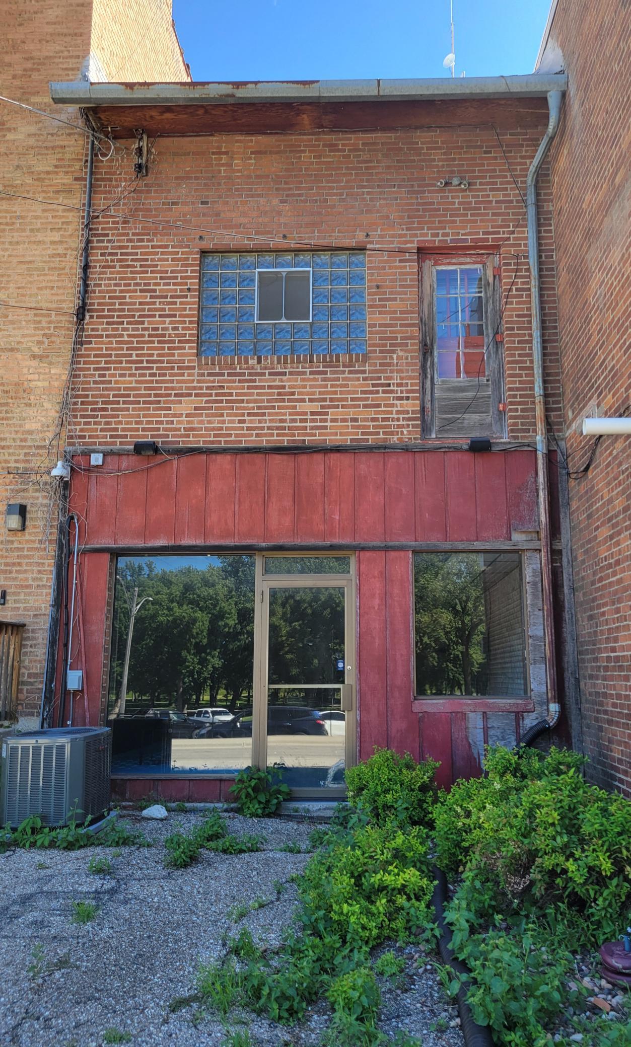 Back of building