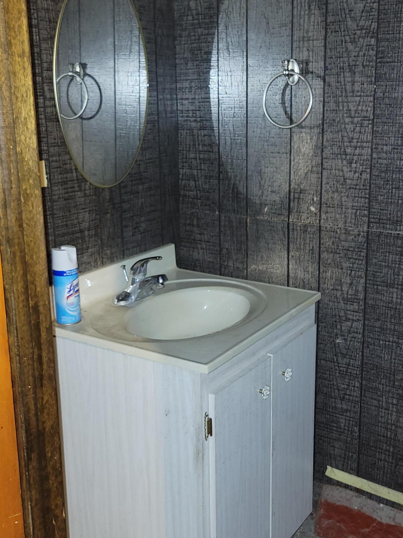 Half bath lower level