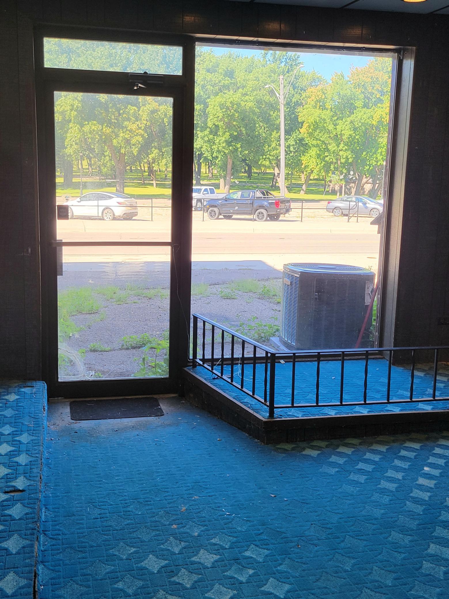 Lower level entrance.