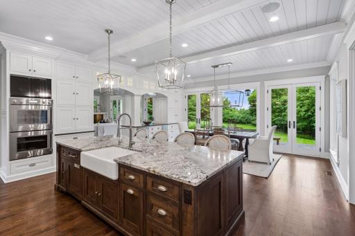 Double french doors leading to your wrap around porch with views for miles.