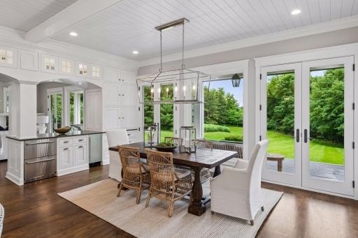 Your estate has a formal and informal dining spaces for entertaining.