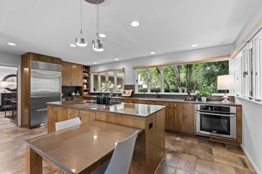 Custom remodel by Beyond Kitchens featuring top of the line appliances and Silestone counter tops.