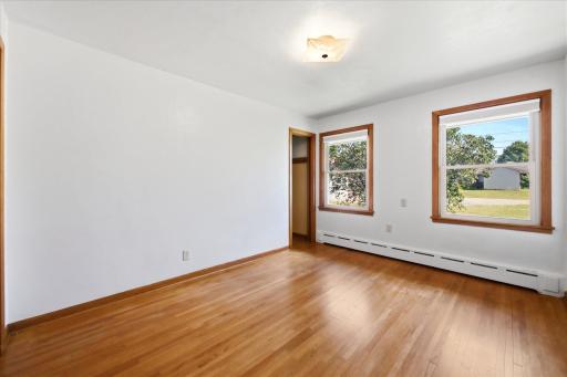 Bedroom number 2 also had hardwood floors