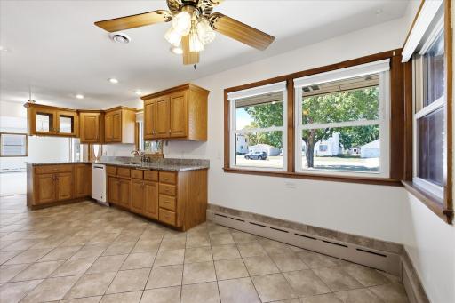 Home was built in the 50's, but the kitchen area has been updated since.