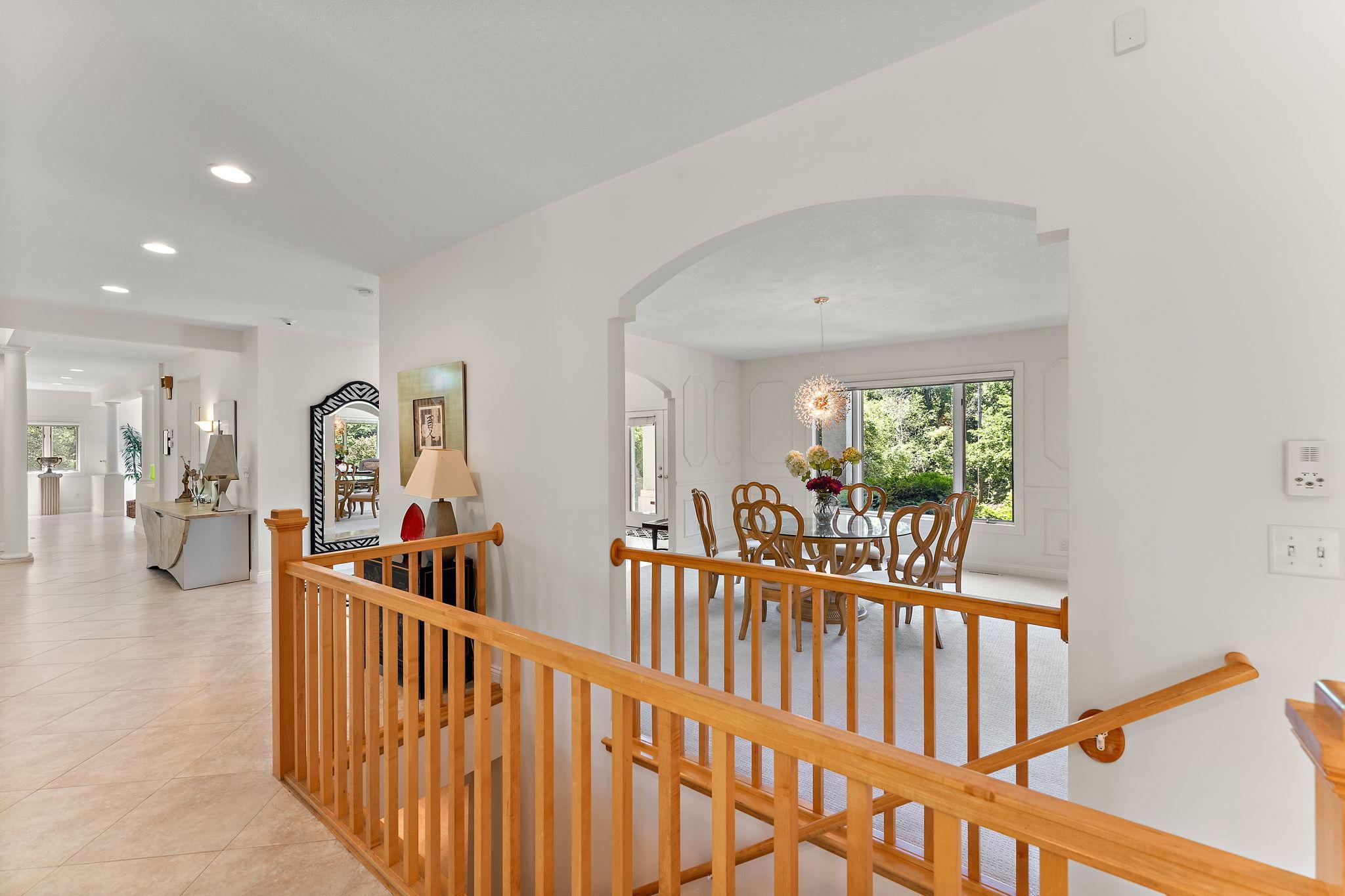 Second stairs leading to the basement