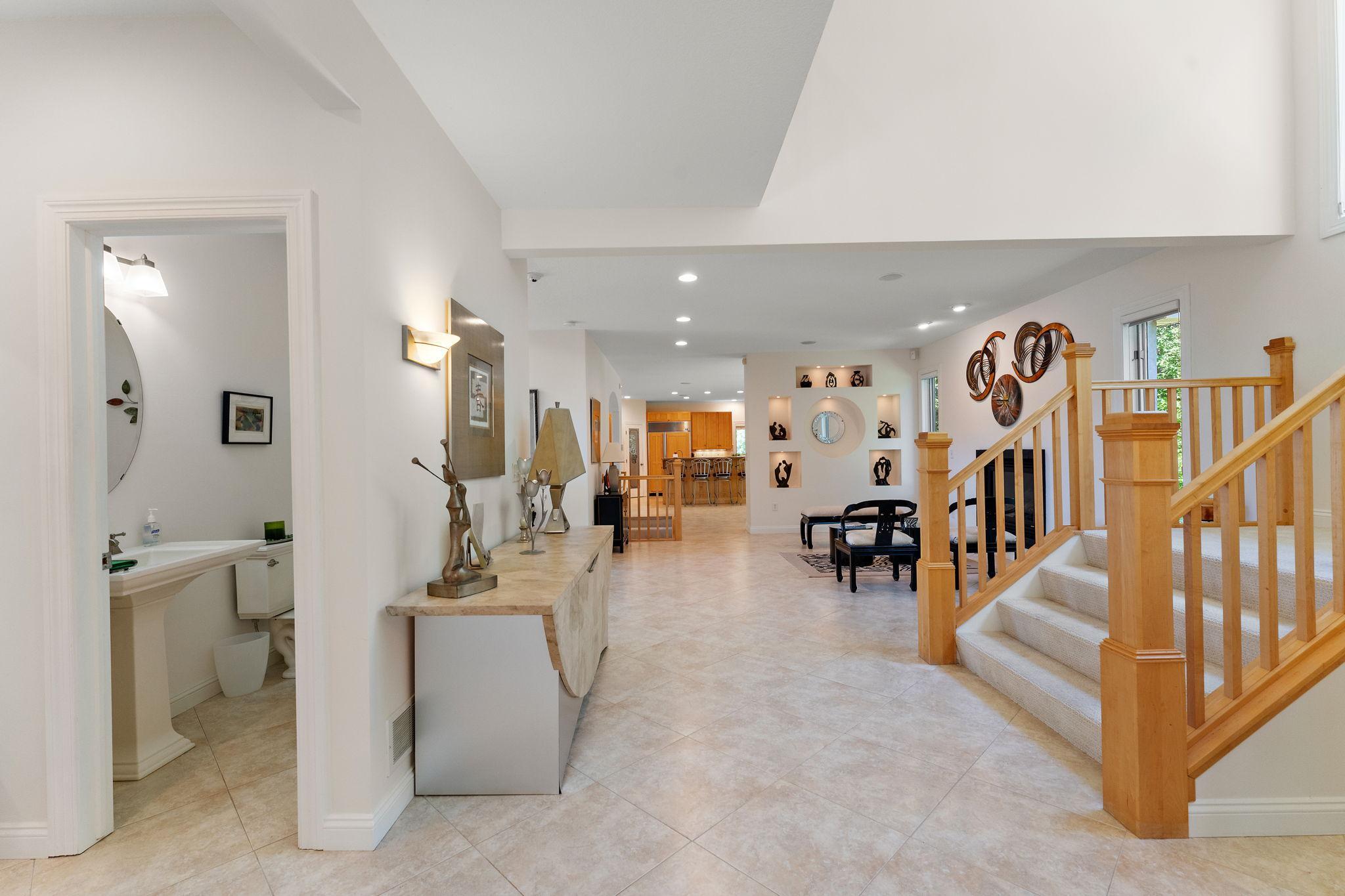 Hall leading to lobby