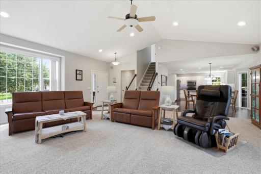 Great Rm opens to Dining room and Kitchen