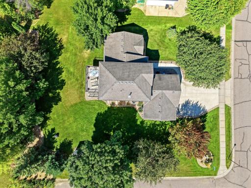 Aerial overhead.