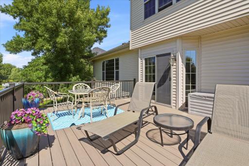 Enjoy summer BBQs and sunsets on your newer low-maint composite deck w/alum railings. Entertain family and friends on your private paver patio w/under decking