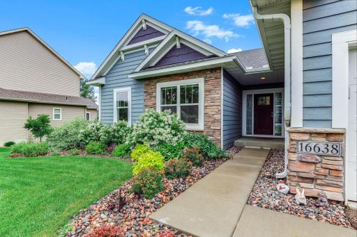 Striking curb appeal that immediately elevates the home’s presence.