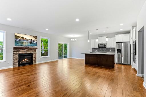 Sightlines stretch from room to room, creating a spacious, airy feel perfect for everyday living and entertaining.