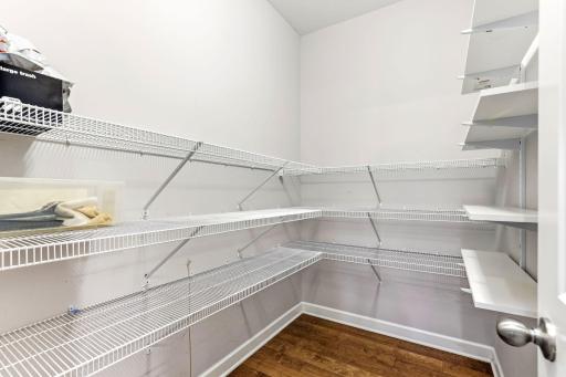 Smart, streamlined pantry storage that keeps essentials organized and easily accessible.