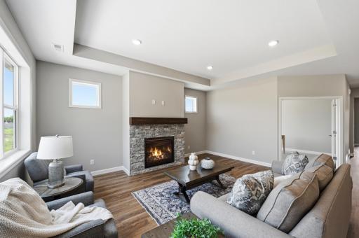 Living Room - The Waterford Villa at 834 Walnut Grove Lane in Oakview Ridge!