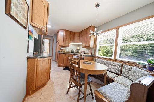 Nice updated kitchen with a nice informal dining area