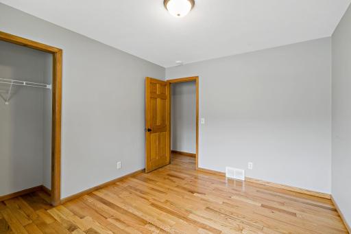 Unit 3810 - There is a generous closet in primary bedroom, refinished hardwood floors, fresh paint and 6-panel entry door!
