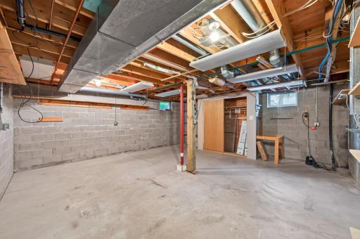 Unfinished space, waiting for your touches. Mancave or Shespace.