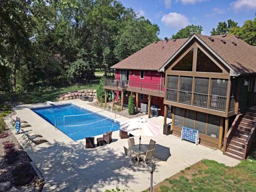 Make a splash in warm weather with your heated in-ground saltwater pool! The extensive concrete patio surrounds the pool is as perfect for entertaining as it is for relaxing.