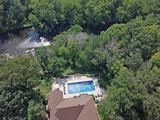 Private nature views surround the home all year long. Enjoy a theater of seasons out your back window.