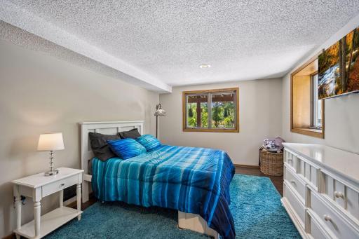 The third bedroom on the walkout level is spacious and bright with East and South facing windows.