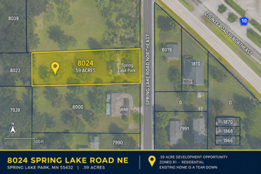 8054 Spring Lake Road NE, Spring Lake Park, MN 55432