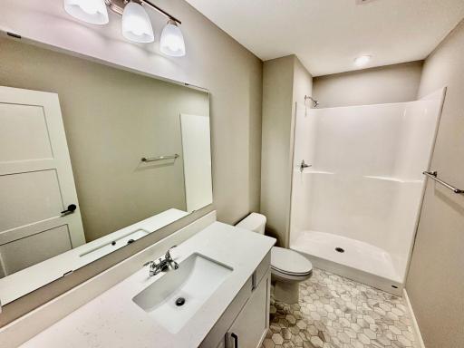 Finished Lower Level 3/4 Bath - The Crestview at 810 Walnut Ct in Hanover!