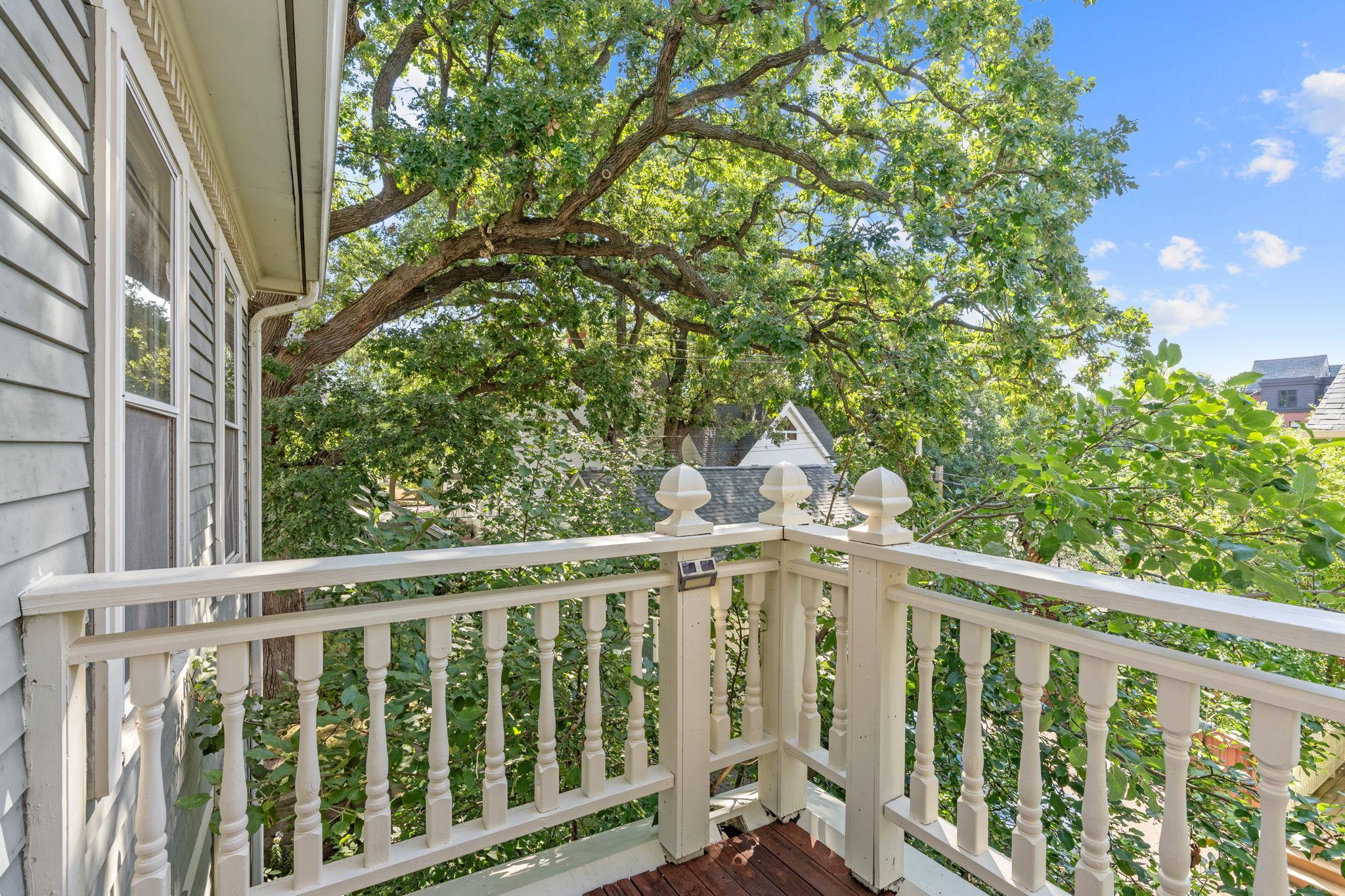Balcony View Off Kitchen